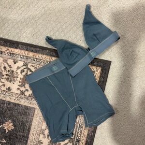 SKIMS kyanite Cotton Rib BOXER (not set)